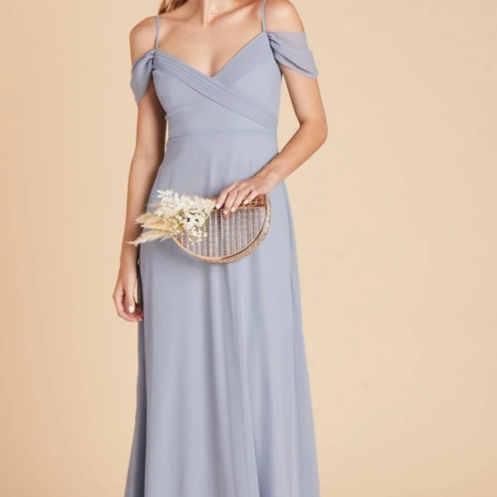 Birdy Grey Spence Convertible Bridesmaid Dress Dusty Blue